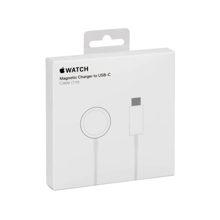 Apple Watch 原廠磁性快速充電器對USB-C 連接線 -1 公尺 (MLWJ3TA/A)
