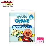 日本 王子 Genki 麵包超人褲型紙尿褲/拉拉褲-XXL26片(4包/箱)