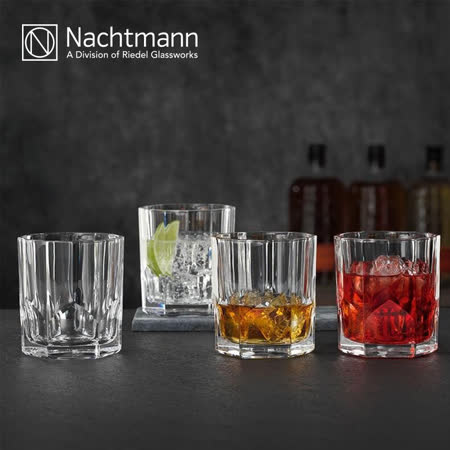【德國NACHTMANN】白楊威士忌杯4入(9.8cm,324ml)-Aspen