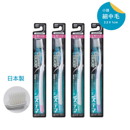 Lion 日本獅王
細潔細毛牙刷12入