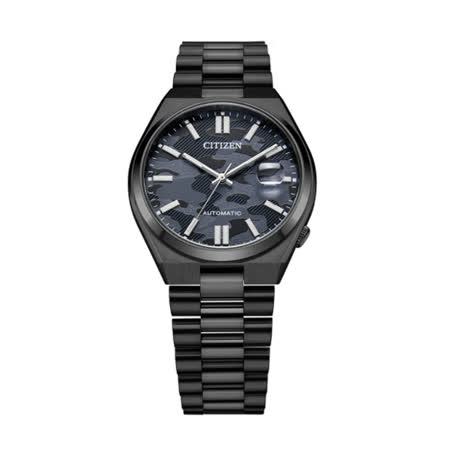 CITIZEN星辰 Mechanical系列 迷彩酷黑機械腕錶 NJ0155-87E/40mm