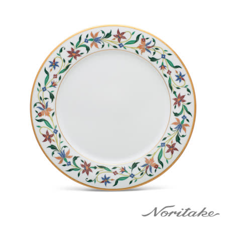 【日本 Noritake】鳳彩鎏花金邊 主餐盤27cm
