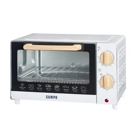 ( 特賣 )【SAMPO聲寶】10L簡約木紋烤箱 KZ-CB10