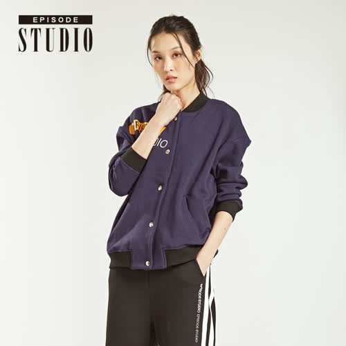 EPISODE Studio-休閒經典LOGO設計棉質外套