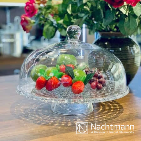 【德國NACHTMANN】巴沙諾瓦蛋糕盤(附蓋)-Bossa Nova