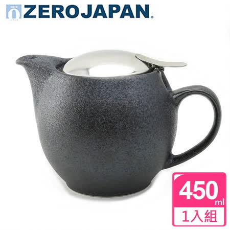 【ZERO JAPAN】典藏陶瓷不鏽鋼蓋壺(水晶銀)450cc