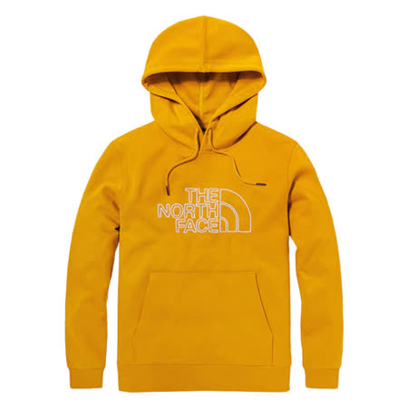 【THE NORTH FACE】W DOUBLE KNITLOGO HOODIE - AP 女 連帽上衣  芥末黃 NF0A5AYYH9D