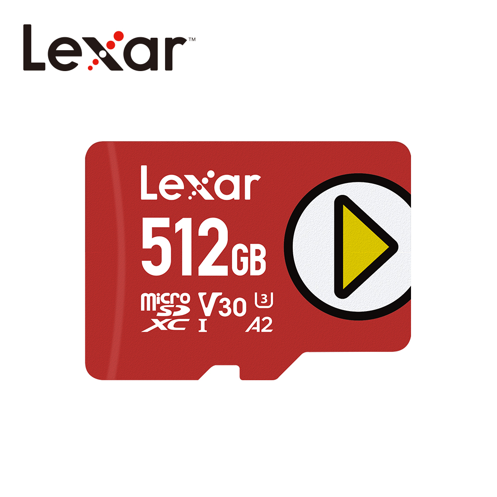 (速達)Lexar 雷克沙 512GB microSDXC 150MB/s PLAY系列 記憶卡