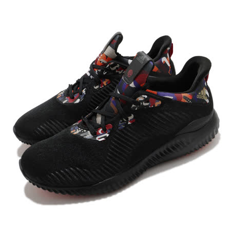 adidas 慢跑鞋 Alphabounce 1 襪套式 男鞋 愛迪達 路跑 緩震 回彈 CNY 新年 黑 紅 GZ8991 GZ8991