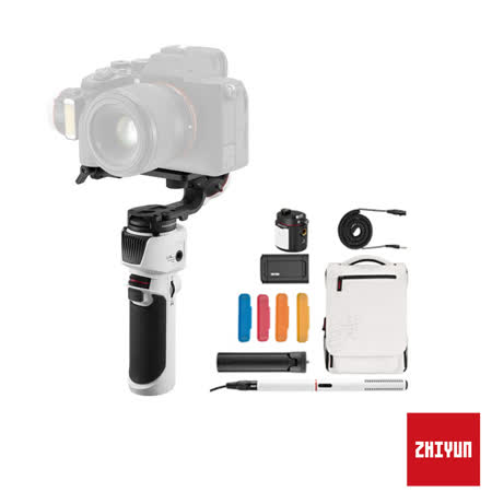 Zhiyun 智雲 CRANE M3 相機手持三軸穩定器 專業套裝 含收納包+麥克風 內建補光燈 正成公司貨