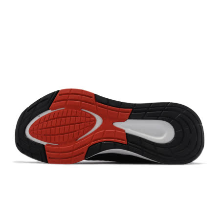 adidas 慢跑鞋 EQ21 Run 運動 男鞋 Bounce 緩震 透氣包覆 路跑 健身 黑紅 GZ4053 GZ4053