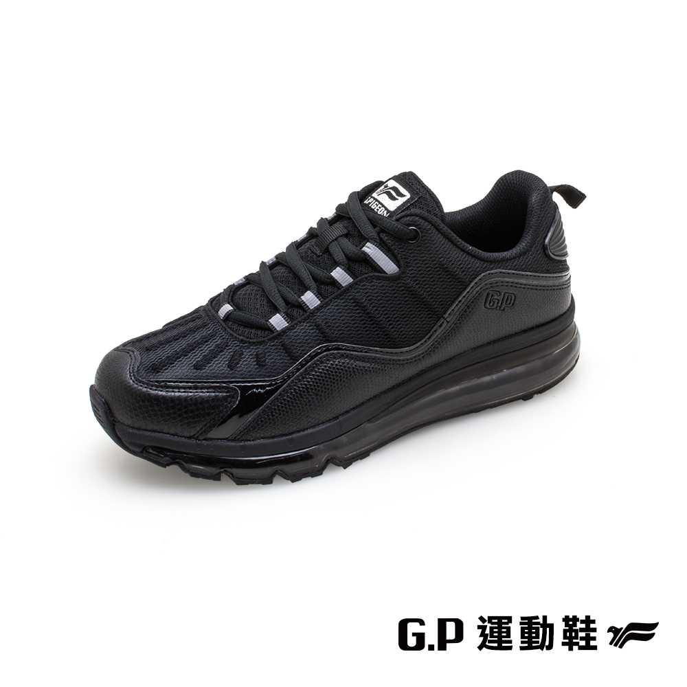【G.P 男款全氣墊運動休閒鞋】P7635M 黑色 (SIZE:39-44 共二色)