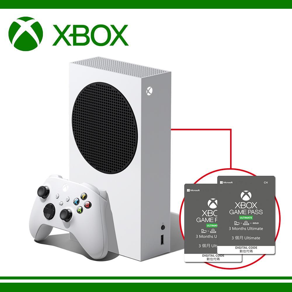 Xbox Series S 512GB遊戲主機(無光碟版)+Xbox Game Pass 3個月X2