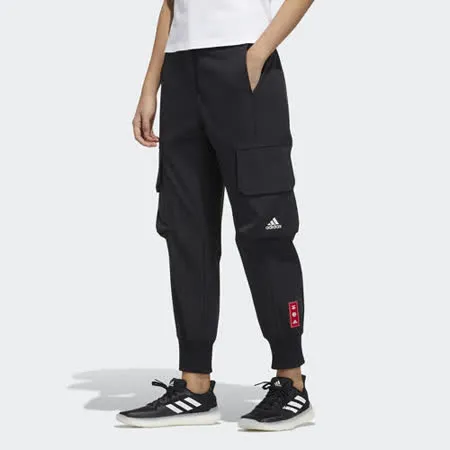 【adidas 愛迪達】長褲 運動長褲 女褲 CNY PT WV(GQ8840)