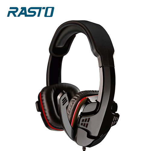 RASTO 暴風電競頭戴耳麥RS35-贈轉接線