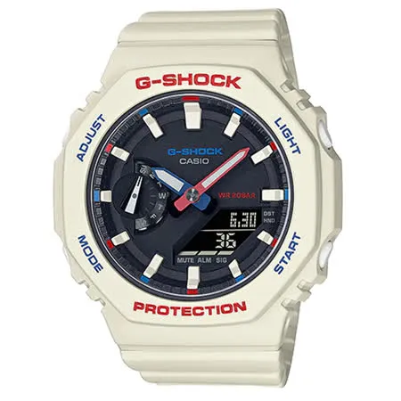 G-SHOCK 雙顯女錶 樹脂錶帶 防水200米 GMA-S2100WT-7A1