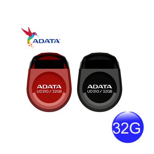 快速到貨 ADATA 威剛 UD310 32GB 迷你寶石碟(紅色/黑色)