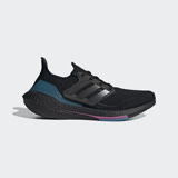 【adidas 愛迪達】ULTRABOOST 21 男 慢跑鞋 黑藍(FZ1921) UK-8.5(27cm)