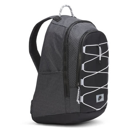 Nike 後背包 Hayward 2.0 Backpack 運動休閒 格紋 筆電夾層 雙肩背 黑 白