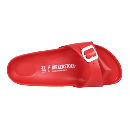 (女) BIRKENSTOCK MADRID EVA足跡舒適拖鞋-海邊 游泳 沙灘 勃肯 紅