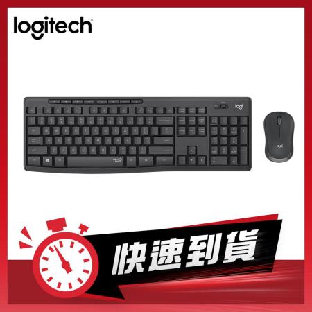 『快速到貨』Logitech羅技 MK295 靜音鍵鼠組 (石墨灰)