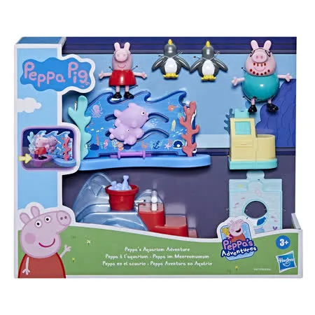 《 Peppa Pig 粉紅豬小妹 》佩佩的日常小冒險遊戲組 - 水族館