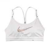 Nike 運動內衣 Dri-FIT Indy Bra 女款 輕度支撐 吸濕排汗 細肩帶 健身重訓 瑜珈 米 DM0575-030 DM0575-030 L