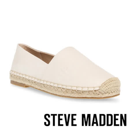 【STEVE MADDEN】WAKEN 編織壓紋平底休閒鞋(杏色)