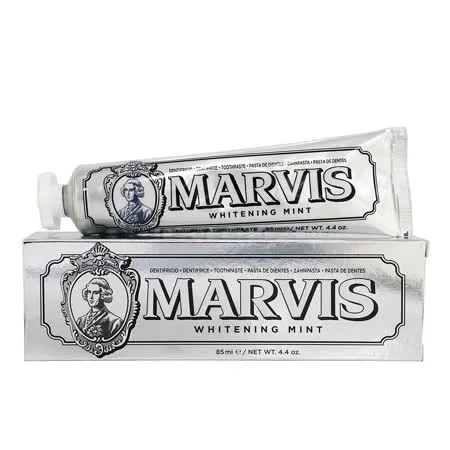 義大利MARVIS WHITENING MINT 頂級牙膏亮白薄荷(白)85ML