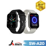 (快速到貨)【JSmax】SW-A20健康管理運動手錶(藍牙電話款) 米白色