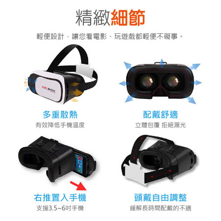 VR Box 3D眼鏡 虛擬實境頭盔