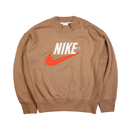 Nike 大學T Trend Over Sweatshirts 男款 厚實面料 雙重縫線 超寬鬆 穿搭 棕 橘 DM5274-258 DM5274-258