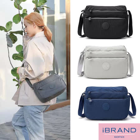 iBrand
防潑水多收納斜側背包