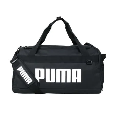 PUMA CHALLENGER運動中袋-側背包 裝備袋 手提包 肩背包 旅行袋 黑白 F