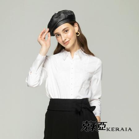 【KERAIA 克萊亞】玉露繁花優雅蕾絲襯衫