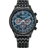 CITIZEN 星辰 Chronograph 光動能計時男錶-CA4418-82L/黑X藍41.7mm