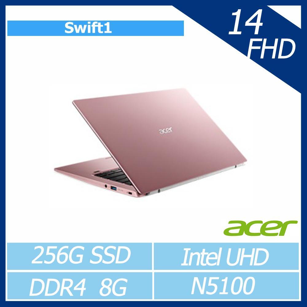 acer Swift1 SF114-34-C9ZV 8G版 粉 宏碁筆電/N5100/8G/256G