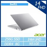 acer Swift1 SF114-34-C98J 鈦空銀/N5100/8G