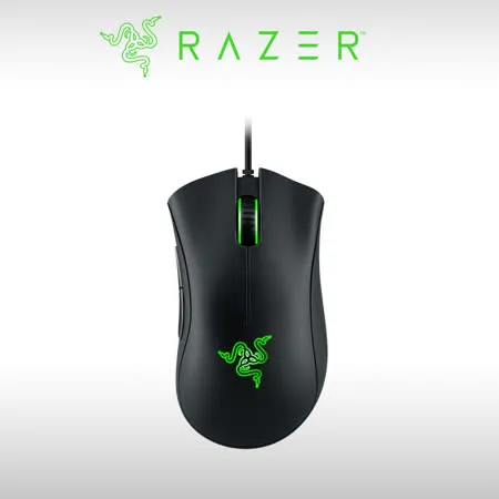 雷蛇Razer DEATHADDER ESSENTIAL 煉獄奎蛇電競滑鼠 (黑) [買一送一]