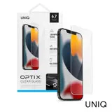 UNIQ iPhone 13 Pro Max OPTIX Clear滿版高清透9H玻璃保護貼-透明