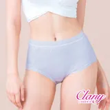 【可蘭霓Clany】 MIT親膚高腰透氣95%棉質 L-2XL內褲 雲朵灰 2195-61