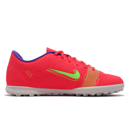 Nike 足球鞋 JR Vapor 14 Club TF 桃紅 紫 螢光黃 童鞋 CV0945-600