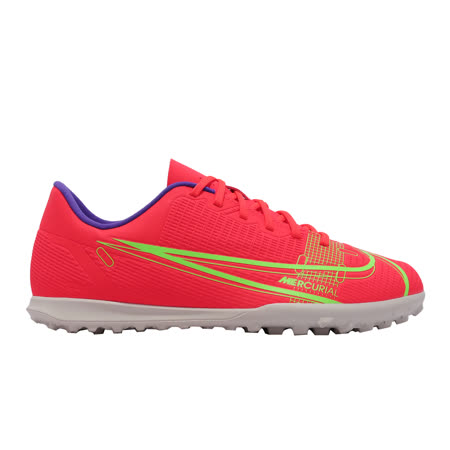 Nike 足球鞋 JR Vapor 14 Club TF 桃紅 紫 螢光黃 童鞋 CV0945-600
