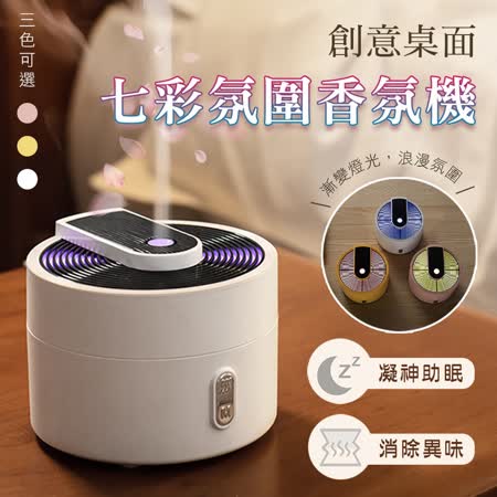 創意桌面七彩氛圍香薰機
