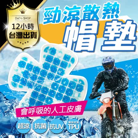 台灣專利【2入】安全帽涼墊_有效散熱 勁涼散熱帽墊