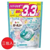 日本版【P&G】ARIEL 2021年新款 3.3倍 4D立體洗衣膠球(36顆入)-淺藍清爽鮮花-三包入