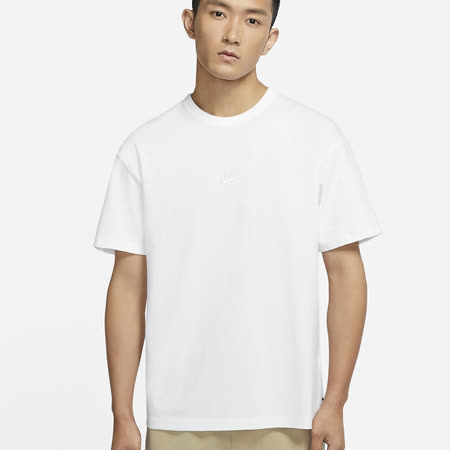 【NIKE 耐吉】短袖上衣 T恤 AS M NSW PREM ESSNTL SUST TEE 男 白(DO7393100)