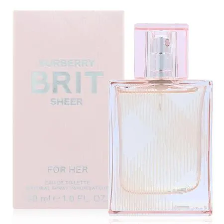 Burberry Brit Sheer 粉紅風格女性淡香水 EDT 30ml (新版)(平行輸入)