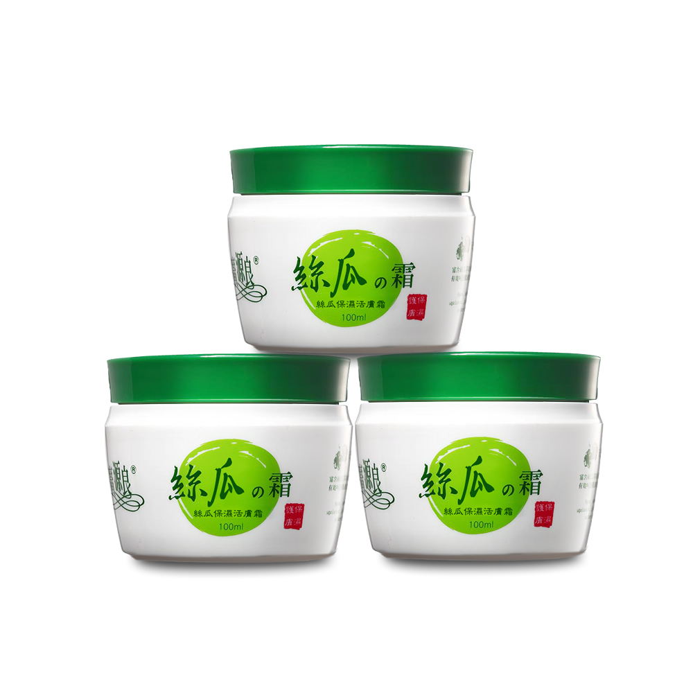 【廣源良】絲瓜保濕活膚霜(100ml) 3入