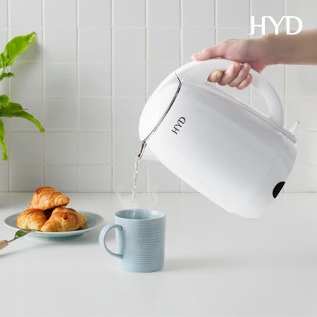 HYD 1.8L雙層防燙304不鏽鋼保溫快煮壺 D-571